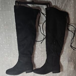 Black Over-the-Knee Boots